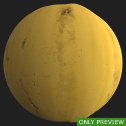 PBR Texture of Banana Skin